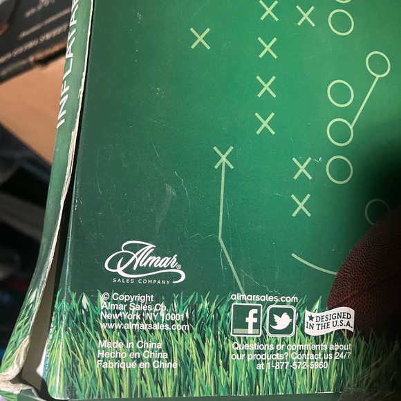 NEW Inflatable game day football hat tailgating display fan costume blow up new - Picture 11 of 12